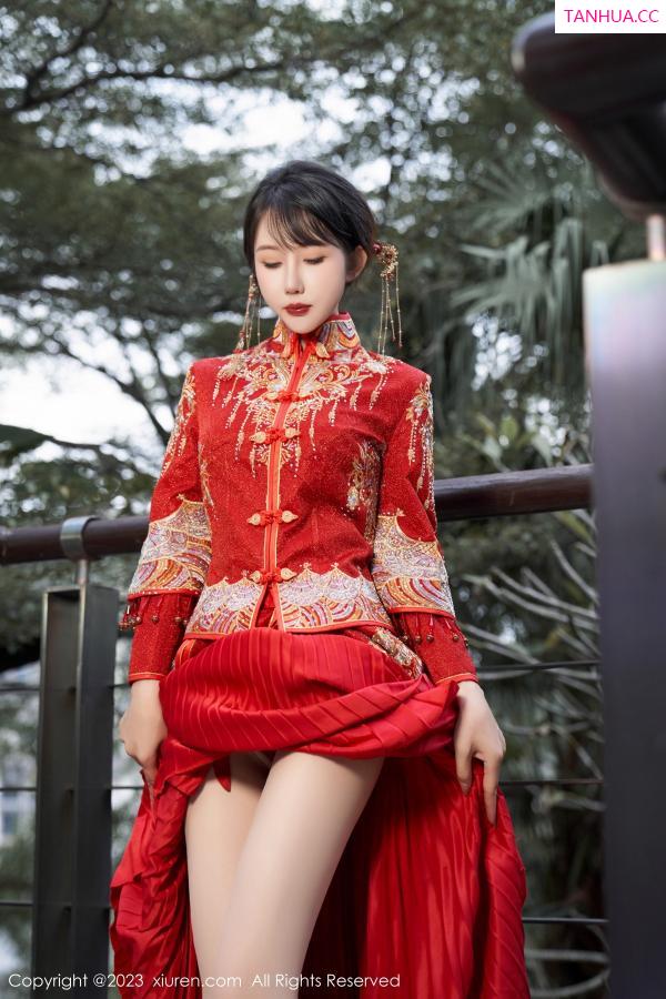 波巧酱  [XiuRen]高清写真图 2023.11.28 No.7729 波巧酱 新娘美腿第13张图片